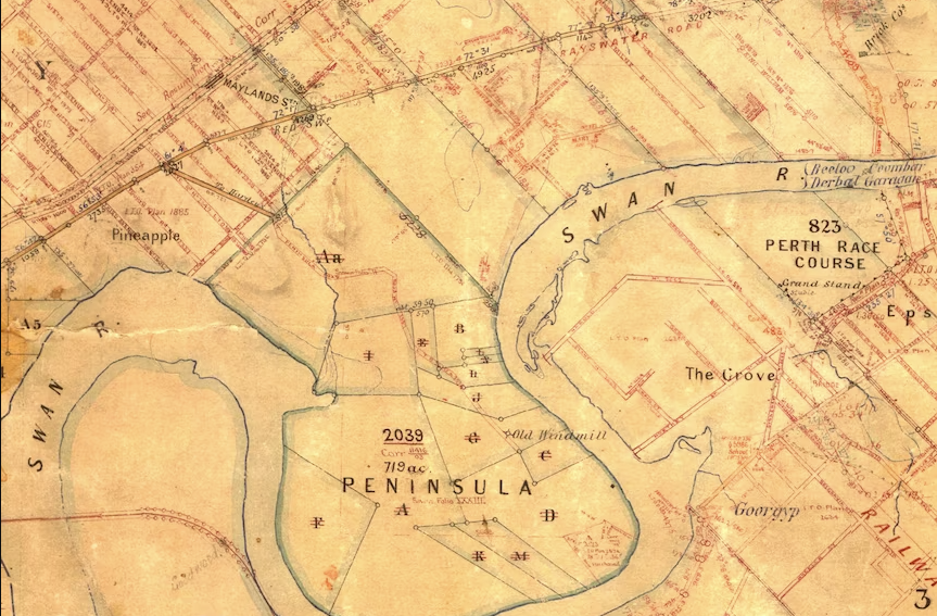 Map Of Early Maylands